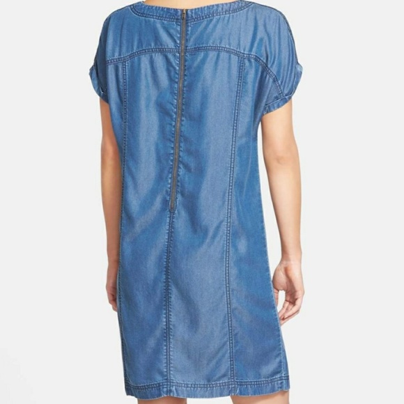 Chambray Shift Dress - Picture 2 of 2